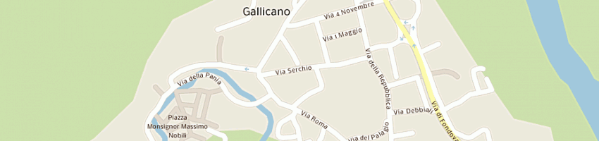 Mappa della impresa azienda usl n2 lucca a GALLICANO