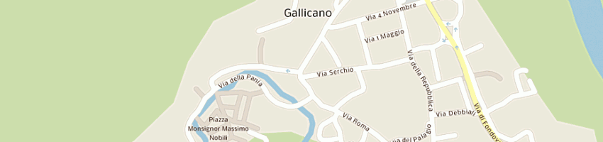 Mappa della impresa foto montagni mario a GALLICANO