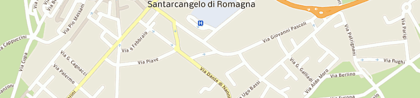 Mappa della impresa ofar di righetti e genghini snc a SANTARCANGELO DI ROMAGNA