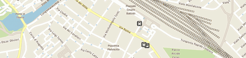 Mappa della impresa garage roma di ghinelli roberto e c snc a RIMINI