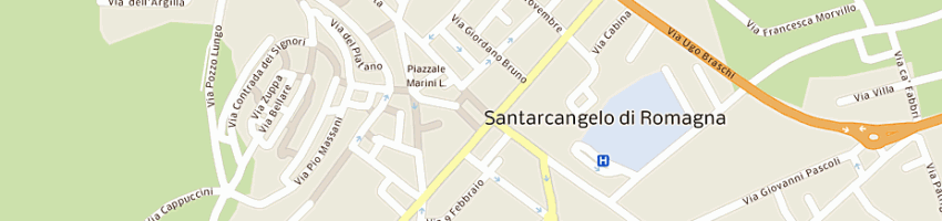 Mappa della impresa brigliadori fernando e c (snc) a SANTARCANGELO DI ROMAGNA