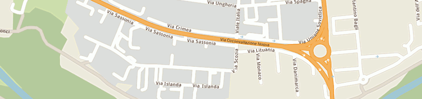Mappa della impresa opificio di farneti tiberio a RIMINI