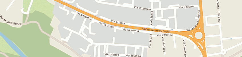Mappa della impresa car vernici (sas) a RIMINI