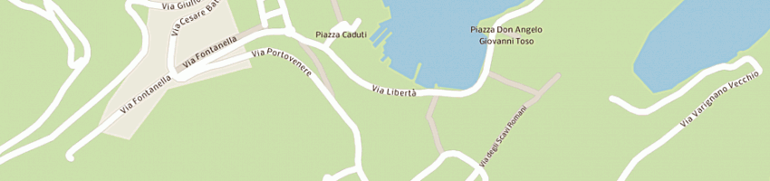 Mappa della impresa albergo trattoria nardini di nardini giuseppe a PORTOVENERE
