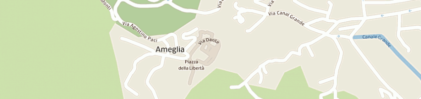 Mappa della impresa carabinieri a AMEGLIA
