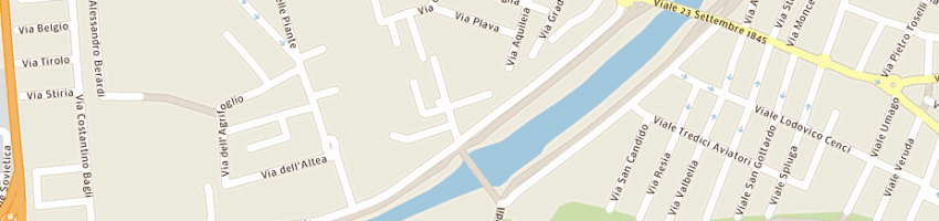 Mappa della impresa passini sergio a RIMINI