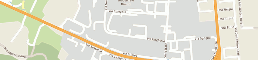 Mappa della impresa druma srl a RIMINI