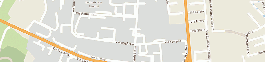 Mappa della impresa lazzari spa a RIMINI