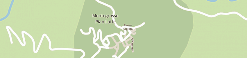 Mappa della impresa bar il rododendro a MONTEGROSSO PIAN LATTE