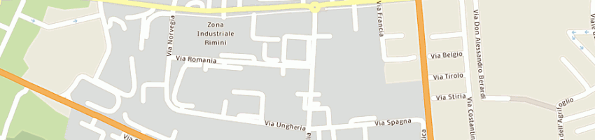 Mappa della impresa borra alberto a RIMINI