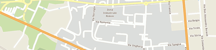 Mappa della impresa cattolica mare srl a RIMINI