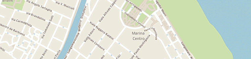 Mappa della impresa studio marina centro srl a RIMINI