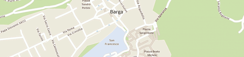 Mappa della impresa ghiloni valentino a BARGA