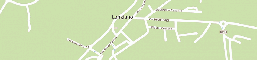 Mappa della impresa rossi guerrino e c (snc) a LONGIANO