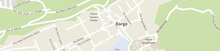 Mappa della impresa il ciocco spa a BARGA