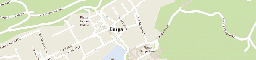 Mappa della impresa harting vittoria a BARGA