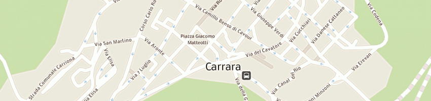 Mappa della impresa masini maurizio a CARRARA