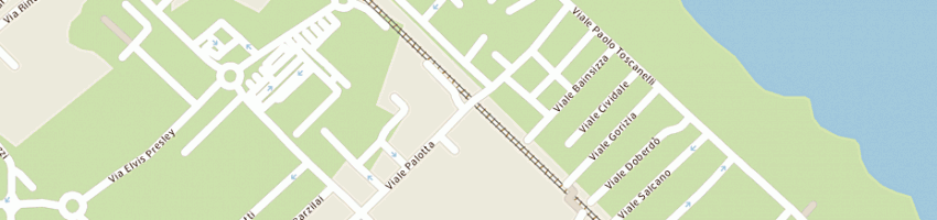 Mappa della impresa pizzeria tip tap di console franco a RIMINI