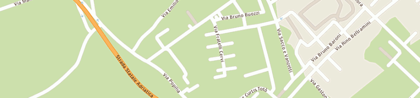 Mappa della impresa fresco casa condizionamento di acciai luigi a RIMINI