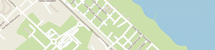 Mappa della impresa albergo villa gina a RIMINI