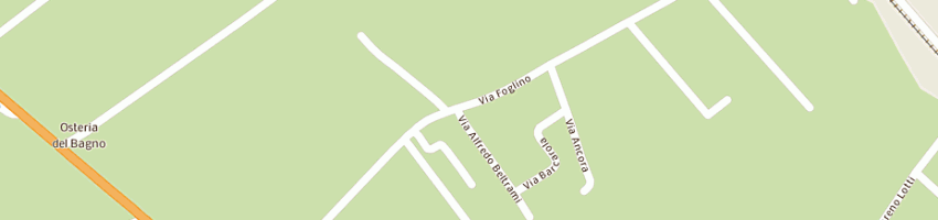 Mappa della impresa casalboni alfiero a RIMINI