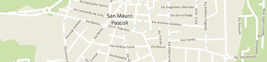 Mappa della impresa parrucchiere moda antonio e stefano di manuzzi antonio a SAN MAURO PASCOLI