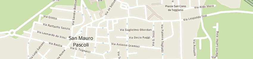 Mappa della impresa gaiani gian carlo a SAN MAURO PASCOLI
