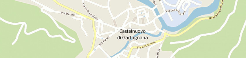 Mappa della impresa farmacia gaddi a CASTELNUOVO DI GARFAGNANA