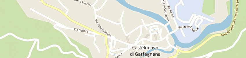 Mappa della impresa mannolini sergio a CASTELNUOVO DI GARFAGNANA
