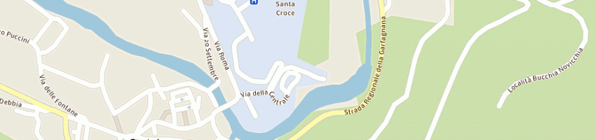 Mappa della impresa arca cdt bacino serchio a CASTELNUOVO DI GARFAGNANA