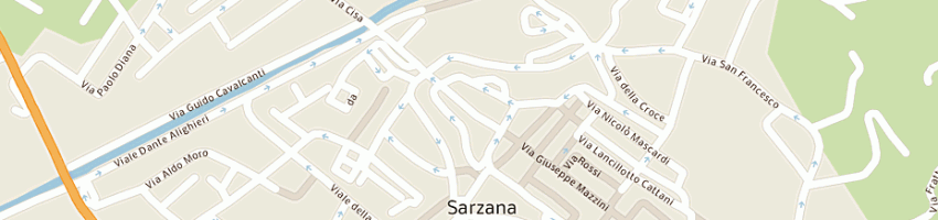 Mappa della impresa lam (srl) a SARZANA