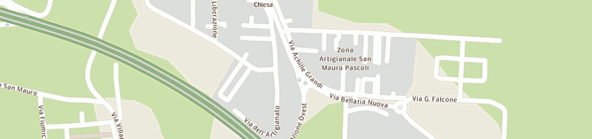 Mappa della impresa arte ferro di gobbi marco a SAN MAURO PASCOLI