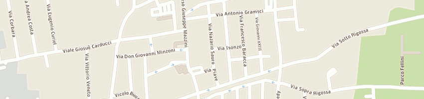 Mappa della impresa carabinieri a GAMBETTOLA