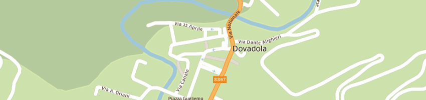 Mappa della impresa studio associato dr semprini dr toschi dr flamigni a DOVADOLA