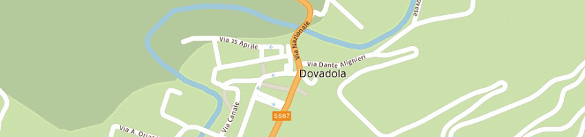 Mappa della impresa domeniconi giuseppe a DOVADOLA