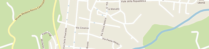 Mappa della impresa zaccarelli carlo alberto a MELDOLA