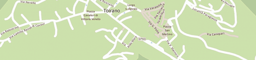 Mappa della impresa zingaro mario a TOIRANO
