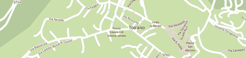 Mappa della impresa nilo di clementi maurizio a TOIRANO