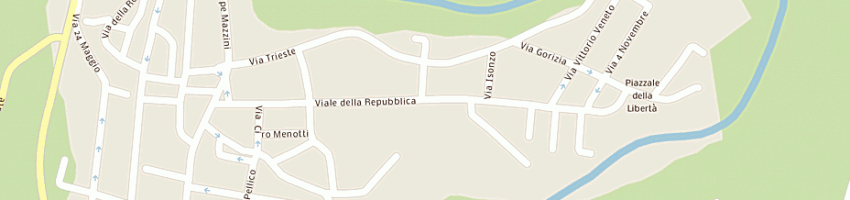 Mappa della impresa bar caffe' del viale a MELDOLA