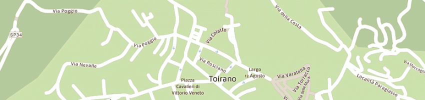 Mappa della impresa croce rossa italiana a TOIRANO