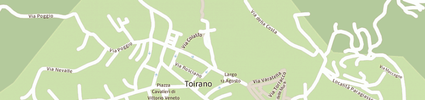 Mappa della impresa croce rossa italiana a TOIRANO