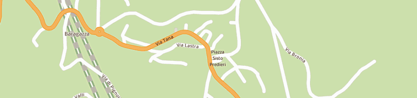 Mappa della impresa albergo ristorante bellavista a CASTIGLIONE DEI PEPOLI