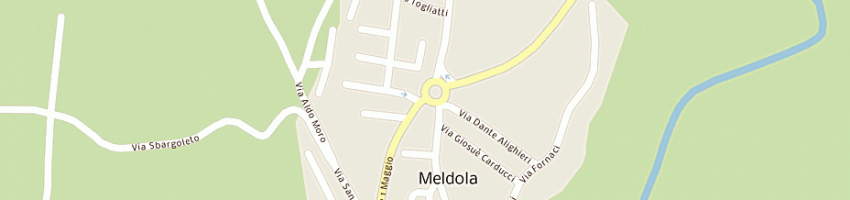 Mappa della impresa stazione edi rifornimento di fabbri davide a MELDOLA