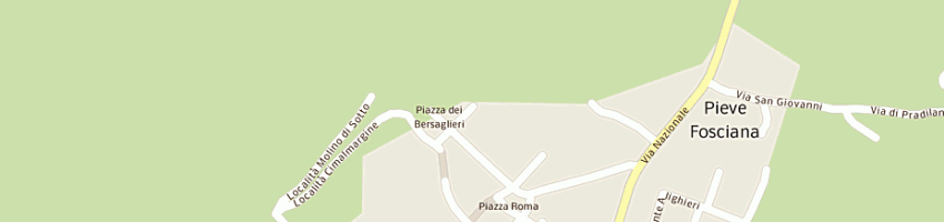 Mappa della impresa andreucci g e romei m (snc) a PIEVE FOSCIANA