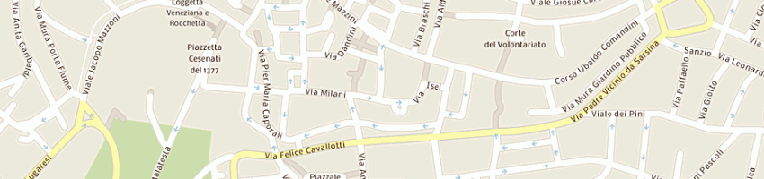 Mappa della impresa belli vittorio a CESENA