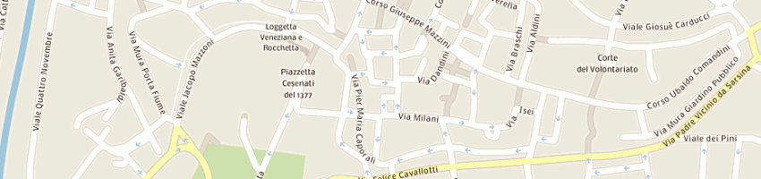 Mappa della impresa palazzo aguselli sas di martini maria e c a CESENA