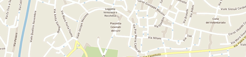 Mappa della impresa alberti giuseppe a CESENA