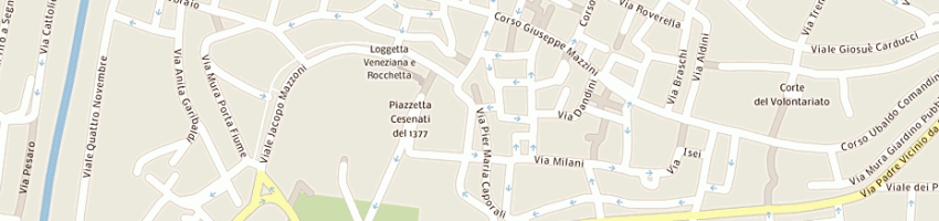 Mappa della impresa agenzia immobiliare casa bella di buzzone maria pia a CESENA