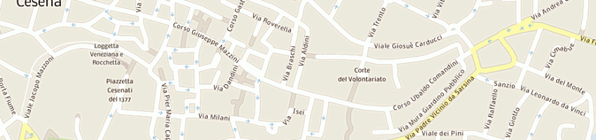 Mappa della impresa ricciardi raffaella a CESENA