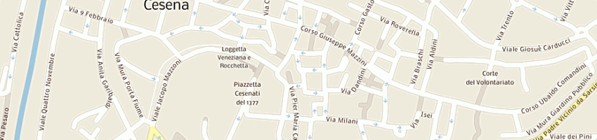 Mappa della impresa c'era l'h di gasperini francesco a CESENA